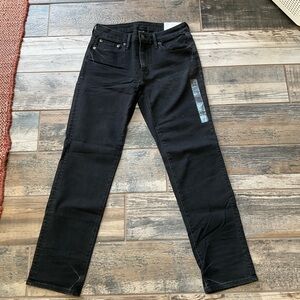 American Eagle Mens Black Jeans Slim Straight 30 x 30